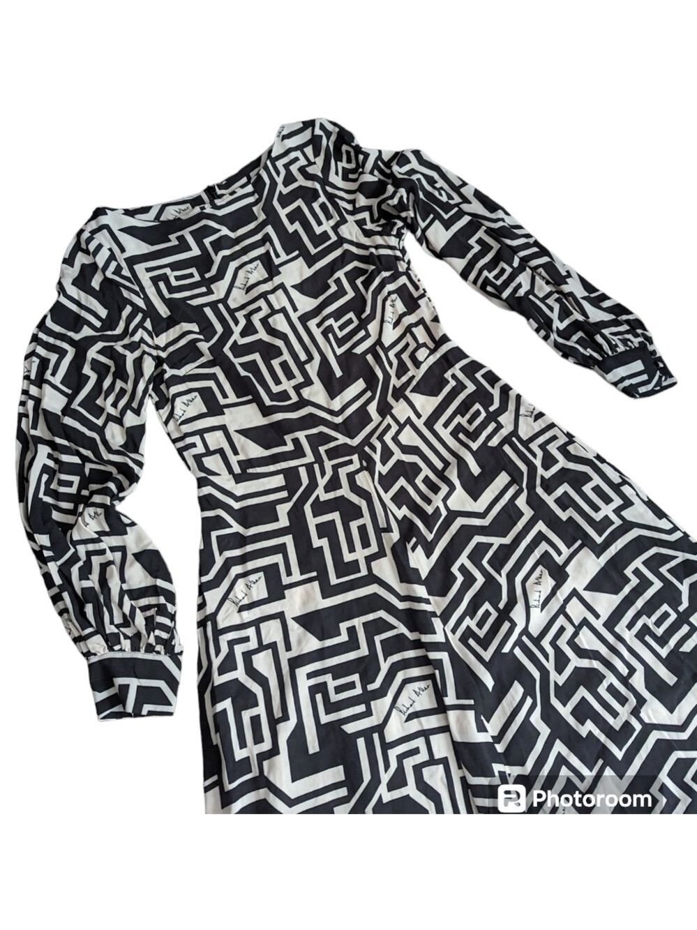 H&M SS2019 TRENDY RICHARD ALLAN DRESS BELL SHAPED SKIRT. - Picture 3 of 9